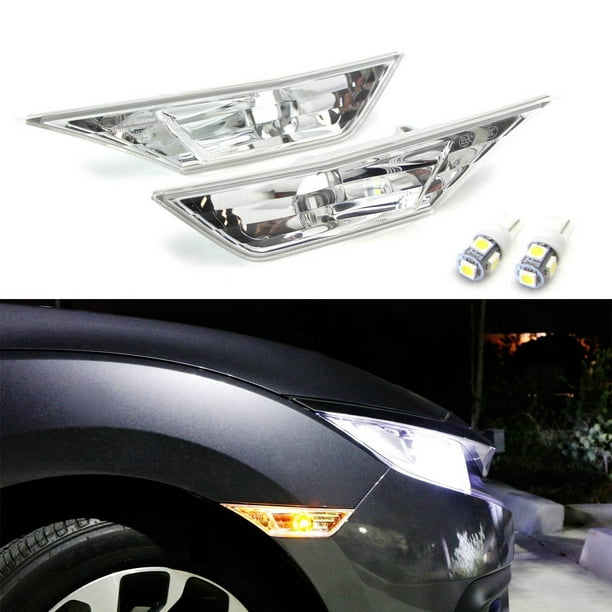 Left+Right 2 Front Turn Signal Blinker Lights Lamps Set Kit For BMW 4dr//hatch